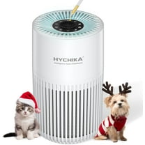 HYCHIKA Air Purifier for Bedroom Home - True H13 HEPA Air Purifier for Smoke,Dust,Pollen,Pet Dander & Odor,(20dB) Quiet Air Purifiers with 3 Light,3 Speeds,Timer & Aroma Function