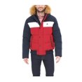 thumbnail image 1 of Chaqueta Tommy Hilfiger de tela ártica acolchada con esnórquel tipo bomber para hombre, 1 of 7