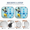 thumbnail image 6 of Fotbe French Bulldog Dog in a Bathtub 2-Piece Car Windshield Sun Shade | Sun Blocker for Car Windshield | Foldable Automotive Interior Accessories for Sun Protection-Large, 6 of 7