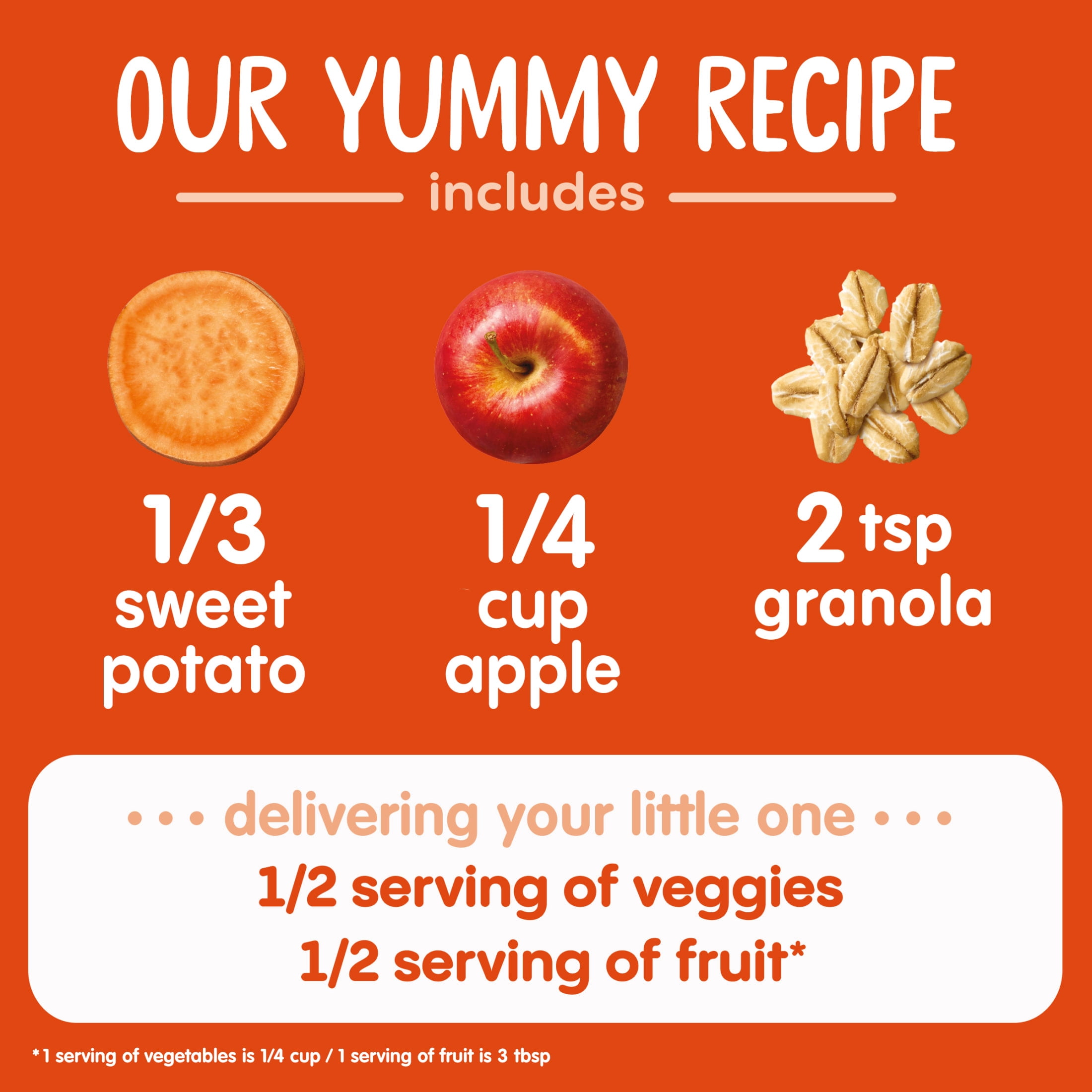 (12 pack) Happy Baby Clearly Crafted, Stage 2 Organic Baby Food, Apples Sweet Potato & Granola, 4 oz. Pouch