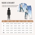 thumbnail image 4 of Daiia Christmas Snowman In The Snow for Women's Long-Sleeved Pajama Set – Soft & Comfortable Sleepwear Button-Up Pajamas Cozy Lounge Wear-Small, 4 of 7