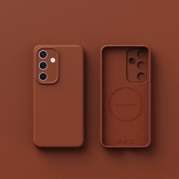 Decase for Samsung Galaxy S25 Soft TPU Shockproof Case,Flexible Slim Silicone Back Cover, Anti-Scratch Shock-Absorbent Protective Phone Case,Tan