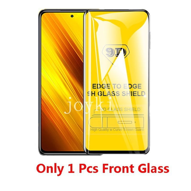 2-in-1 9D Protective Tempered Glass for Poco X3 M3 Pro Max Camera Screen Protector Film Gao Jiahui unisex