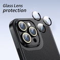 thumbnail image 4 of Funda de teléfono con disipación de calor para Iphone, carcasa de malla de panal con borde galvanizado, 15, 14, 11, 12, 13 Pro Max, 14Plus, XS Max, Mini, 4 of 4