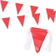 thumbnail image 1 of Banderas de banderines de 100 pies de Uxcell, banderas de advertencia, señales de barrera de banderas de seguridad, 45 banderas rojas, 1 of 7