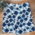 thumbnail image 4 of Navy Blue Geometric Moroccan Kitchen Towels Set of 3, Water Absorbent Dish Towel, Abstract Art Blue Ombre Modern Decorative Hand Towels - Quick Drying Cloth for Cooking Baking, 18x28 Inch, 4 of 8