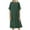 Green, variant on Summer Dresses for Women 2025 Ndbuld Women Casual Fashion Loose Printed Sleeveeless Pocket Round Neck Dress Yellow M