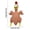 Brown, variant on Oioii Screaming Chicken Decompression Pet Toy, Vent Squeeze Chicken with Sound, Interactive Vocal Toy for Dogs To Relieve Boredom, Soft Durable Material for Chewing and Playing,Yellow