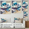 thumbnail image 4 of Designart Ice Blue And Purple Watercolor Flower II Canvas Wall Art, 4 of 5