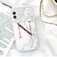 thumbnail image 1 of Funda con textura de mármol para iPhone 11, funda transparente mate para iPhone 12 13 Pro Mini X XR XS Max 7 8 Plus, funda suave de TPU Tan Jianjun unisex, 1 of 2