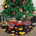 thumbnail image 3 of Falda para árbol de Navidad de Mickey Mouse, suave y divertida, decoración navideña navideña de granja de 48", 3 of 4