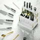 thumbnail image 1 of Organizador de cubiertos multifuncional para cocina | Soporte para cuchillos, tenedores, cucharas y palillos | Diseño desmontable de plástico y acero inoxidable | Blanco o verde, 1 of 6