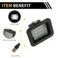 thumbnail image 4 of Unique Bargains 2 Pcs Luz de Placa de Licencia LED Montaje de Lámpara para Ford F-150 2015-2023 Blanco 6500K Lente Clara, 4 of 7