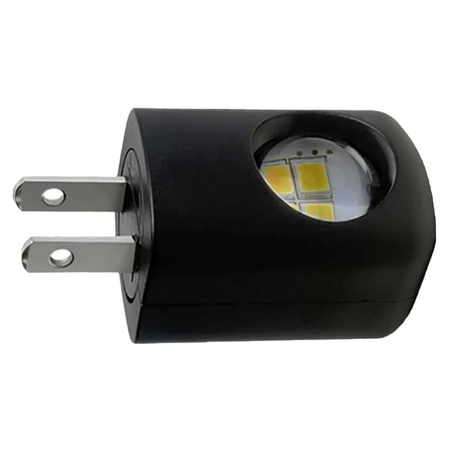 Luz nocturna LED para enchufe de pared Mini luz nocturna LED enchufable en la pared Automática Luz blanca suave 3000k Iluminación ajustable 360° para dormitorio, baño, escaleras y pasillo