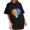 Black, variant on Fesfesfes Women's Shirts Women's Short Sleeve Valentine's Day Printed Casual Top Pullover T-shirt Exercise Clothes for Women S(US:4)
