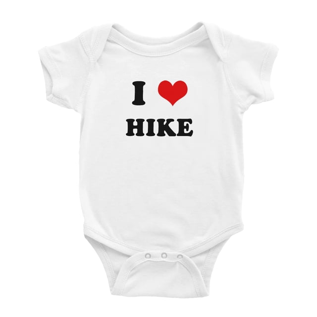 J'aime les Fans de Sports de Randonnée en Cœur Justaucorps pour Bébé Amusants