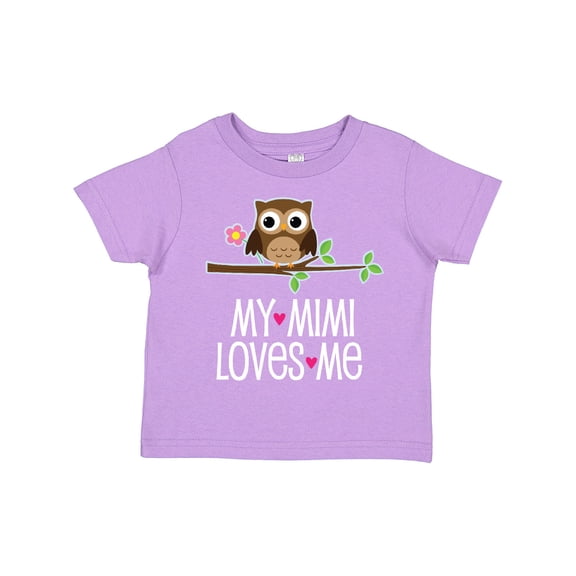 Inktastic Mimi Loves Me Girls Owl Girls Toddler T-Shirt