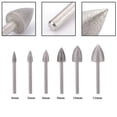 thumbnail image 2 of 5Pcs Grinding Head Diamond Triangle Burr Drill Bits For Carving Engraving Drilling Ceramic Glass Gemstone 4-12Mm Abrasive Tool 3X4Mm Fangkenuo, 2 of 6
