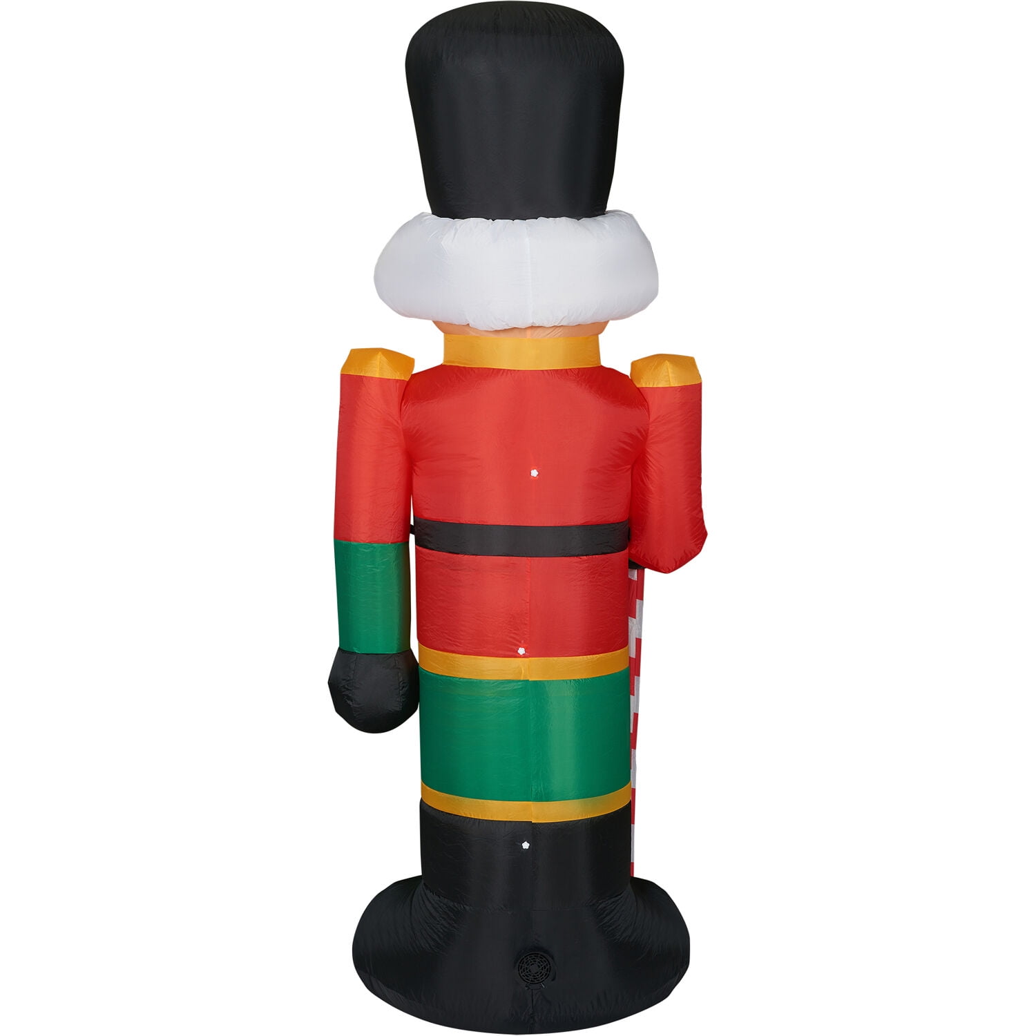 Fraser Hill Farm 10 ft Tall Pre lit Nutcracker Inflatable, FHFNUTCRK201-L