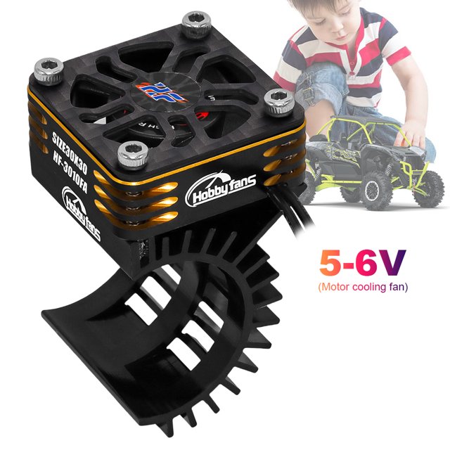 Ventilador Enfriamiento Térmico Aluminio RC Metal para 370 380 390 2838 2858 2845