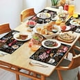 thumbnail image 2 of Kitche Food Coffee Theme Placemats 12x18 Inches Set Of 4 Washable Placemats for Indoor Kitchen Dining Rustic Vintage Dining Table Mats, 2 of 5