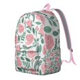 thumbnail image 2 of Country Garden Backpack - Vintage Waterproof Bookbag with Romantic Wildflowers & Foliage, 2 of 5