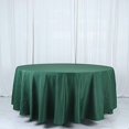 thumbnail image 2 of BalsaCircle 108" Round Polyester Tablecloth Wedding Table Linens Hunter Green, 2 of 8