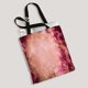 thumbnail image 1 of Bolsa de lona ABPHQTO con diseño de flores rosas, reutilizable, para la compra, 36x41 cm, 1 of 2