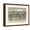 Brown Frame, variant on Art.com Hoboken, New Jersey - Panoramic Map Art Print by Lantern Press, 16" x 12"