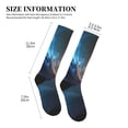 thumbnail image 2 of Lsque Red And Blue Fire Dragon E Pattern Sport Compression Socks for Men & Women 15-20 mmHg Knee High Nurse Pregnant Running Medical and Travel Athletic, 2 of 6