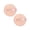B, variant on 5.1 Inch Large Body Powder Puff - Ultra Soft Velour Fluffy, Washable & Reusable, with Ribbon Handle, Oversized for Body Powder, Loose Powder, Bath Powder, Dusting Powder, Skin-Friendly
