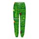 thumbnail image 3 of Pantalones de chándal Gibobby con estampado informal para mujer Verde L, 3 of 4