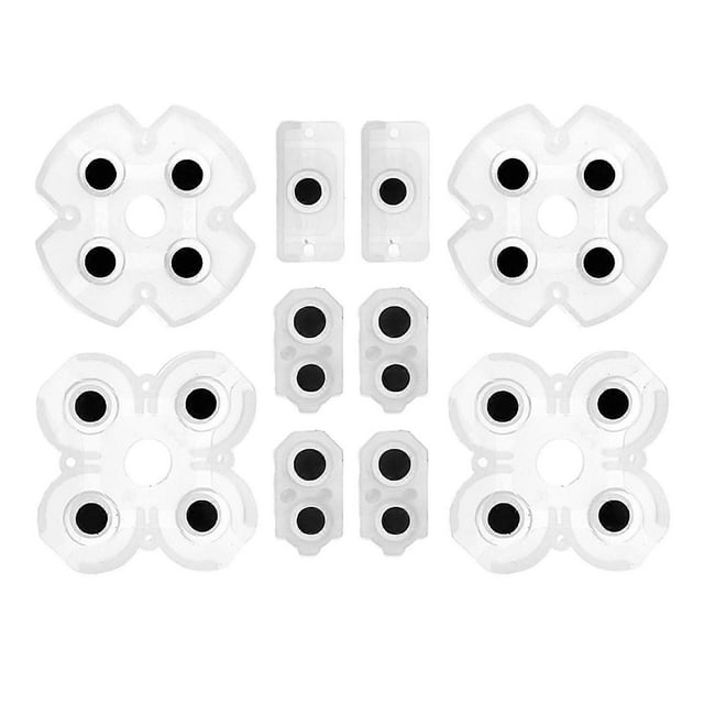 Soft Rubber Replacement Silicone Conductive Adhesive Button Pad Keypads forPS4