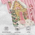 thumbnail image 5 of Yayeee 2 Pack Hand Towels for Bathroom 100% Cotton 16" x 28" Soft Absorbent Kitchen Towel, Pink Christmas House, 5 of 7