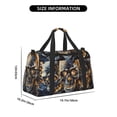 thumbnail image 3 of Disketp Fiery Skull Trio Bolsa de Viaje Tipo Duffle, Bolso de Mano para Fin de Semana para Mujer, Bolsa de Gimnasio Ligera para Hombre, Esencial para Viajes, 3 of 7