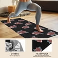 thumbnail image 4 of Pioneer Flower Floral Print Pattern Hot Yoga Mat Towel Non Slip for Hot Yoga - Quick-Drying Yoga Mat Cover with 4 Corner Pockets with Travel Bag - Hot Yoga Towel Non Slip 70"x26", 4 of 6
