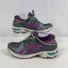 Asics Gel-Landreth 7 Womens Size 8 Gray Purple Running Athletic Sneakers Shoes