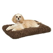 Angle View: MidWest Homes for Pets Deluxe Dog Beds | Super Plush Dog & Cat Beds Ideal for Dog Crates | Machine Wash & Dryer Friendly, 1-Year Warranty