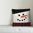 thumbnail image 3 of Creative Products Happy Snowman 18x18 Spun Poly Pillow, 3 of 3