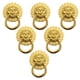 thumbnail image 2 of tiradores de cajón con un solo anillo de león retro, accesorio para muebles dorado, 2 of 5