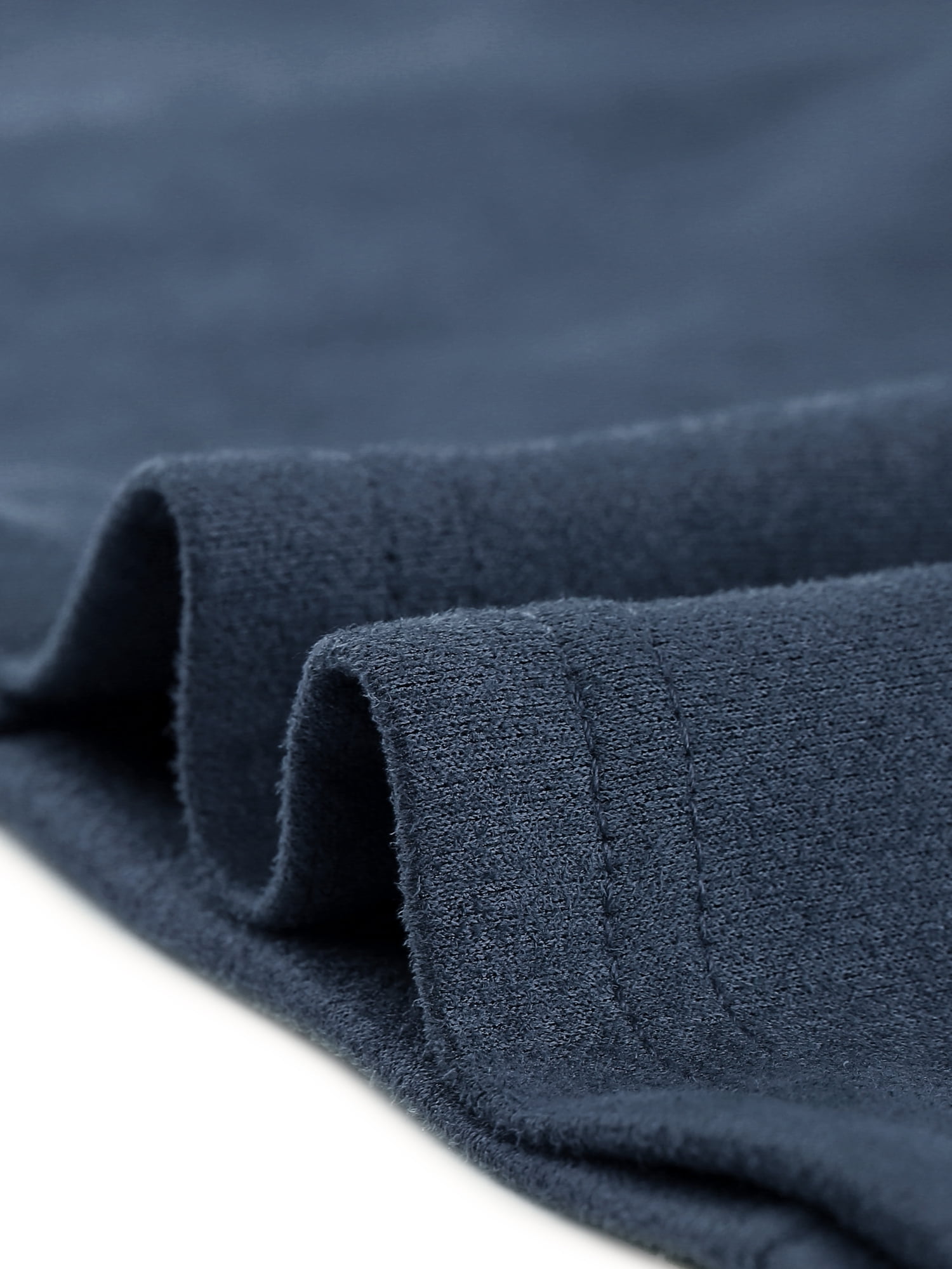 Unique Bargains Women's Suede Button Front Pockets Decor A-Line Skirts L Dark Blue