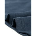 thumbnail image 5 of Unique Bargains Women's Suede Button Front Pockets Decor A-Line Skirts M Dark Blue, 5 of 6