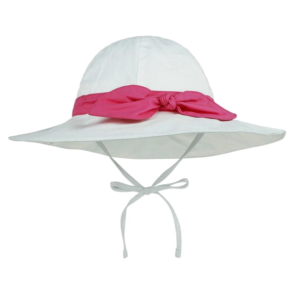 Baby Girl Sun Hat Summer Beach Hats with UPF50 Sun Protection Wide Brim Toddler Sun Hat Cap