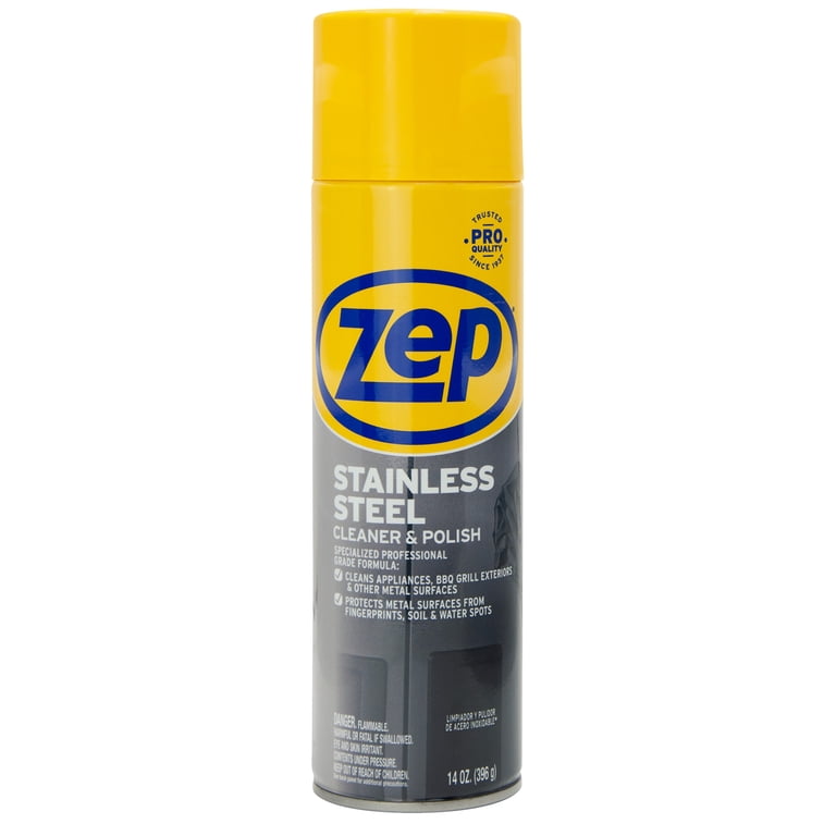 Zep Stainless Steel Cleaner & Polish, 14 Oz Spray photo 1