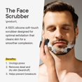 thumbnail image 2 of COREBAY Silicone Face Scrubber – 2 Pack Manual Facial Cleansing Brush, Soft Silicone Face Wash Brush, Waterproof, Exfoliating & Deep Cleansing Tool for Men, Women & All Skin Types, 2 of 5