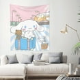 thumbnail image 7 of Cinnamoroll Tapestry Wall Hanging Wall Decor Wall Art Tapestry Home Decoration For Bedroom, Living Room, Dorm 51x60 Inch, 7 of 7