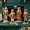 C, variant on 4Pcs Pink Christmas Nutcrackers Gold Accent Soldier King Figurine Set for Living Room and Fireplace Mantel