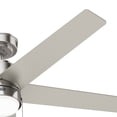 thumbnail image 2 of Ventilador de techo Hunter Fan Mansilla níquel cepillado 52 pulgadas, 2 of 5