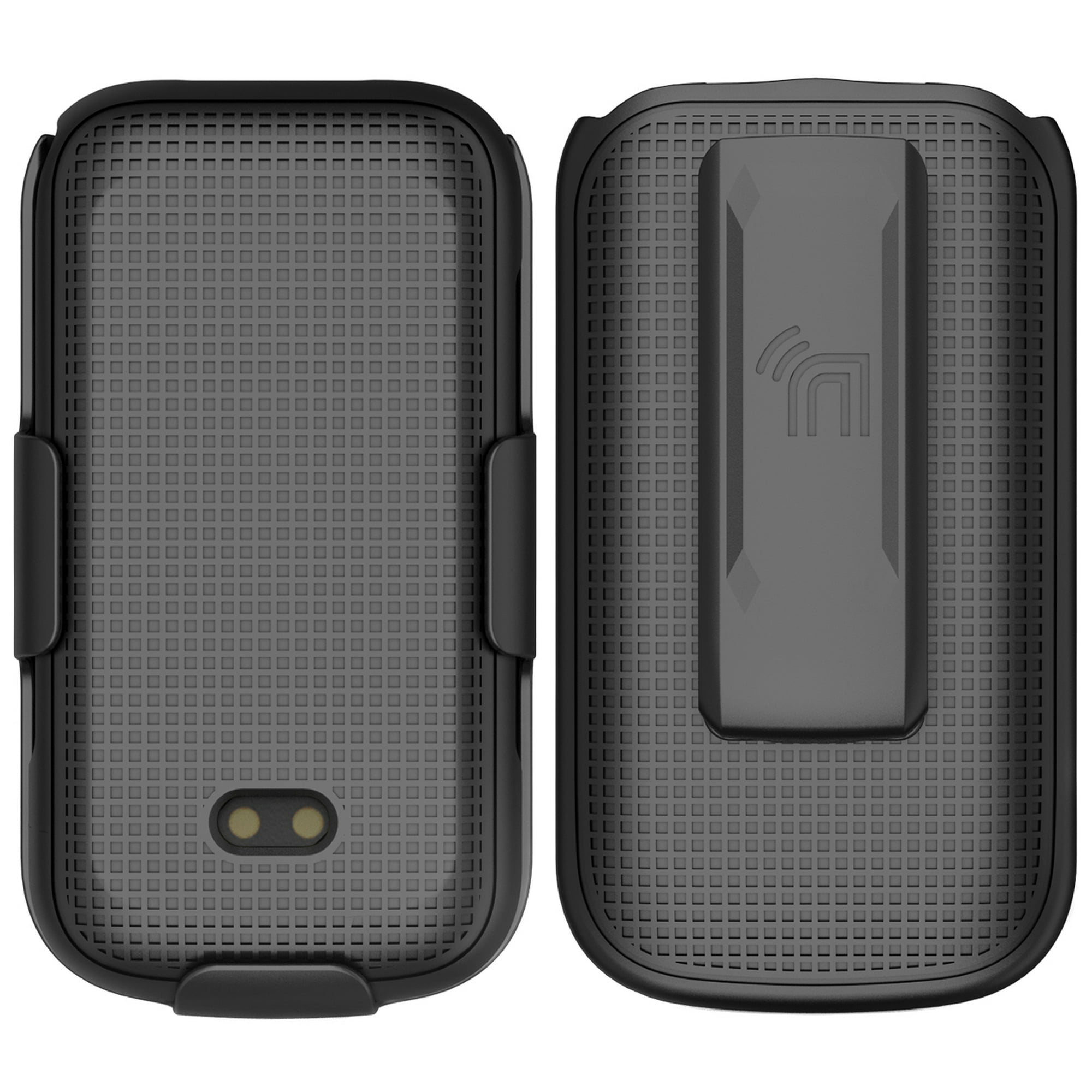 Etui avec Clip pour Telephone a Clapet Sonim XP3 Plus Nakedcellphone Coque Rigide Mince et Etui de Ceinture Rotatif a Cliquet Combo pour T Mobile Verizon XP3plus XP3900 Noir Walmart