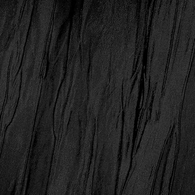 Ultimate Textile (2 Pack) Crinkle Taffeta - Delano 108-Inch Round Tablecloth - for Party, Wedding, Home Dining, Hotel and Catering use, Black
